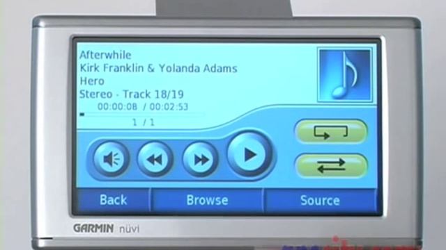 Garmin nuvi 660 : MP3 Music Player @ gpscity.com смотреть онлайн