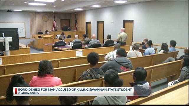 No bond for man accused in 2015 Savannah State murder смотреть онлайн