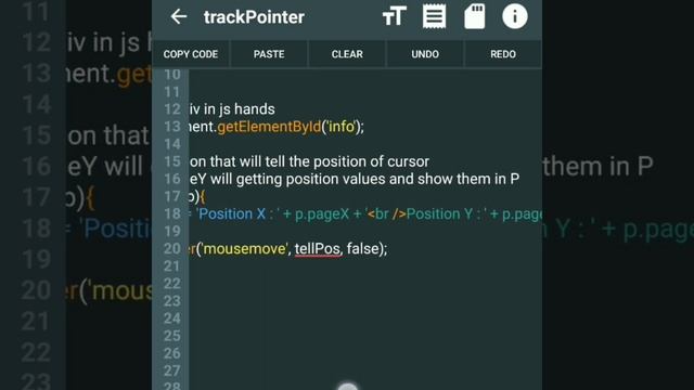 track position of mouse cursor in html | get current location of mouse pointer | #html #javascript смотреть онлайн
