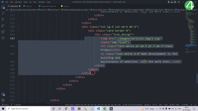 Responsive Portfolio Website Using Bootstrap 5 | Complete Responsive Personal Portfolio Website | # смотреть онлайн