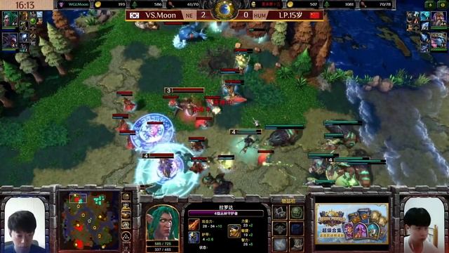 Вот почему Moon пятая раса: Moon (Ne) vs 15Sui (Hum) Warcraft 3 Reforged смотреть онлайн