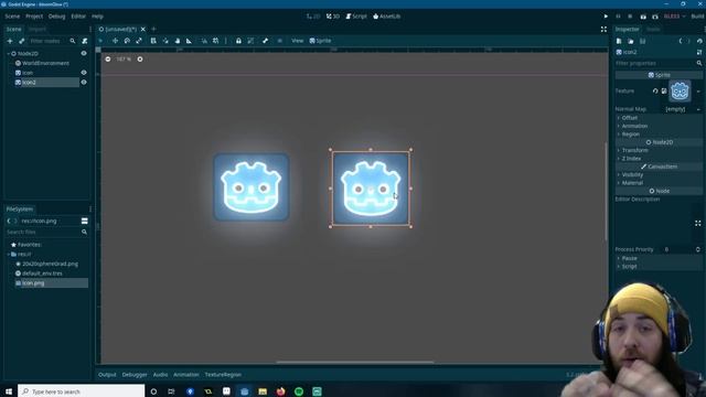 GODOT Bloom and Glow effect using the WorldEnvironment node in 2D смотреть онлайн