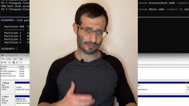 VirtualBox tutorial - How to access physical disks and partitions from a virtual machine смотреть онлайн