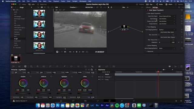 HOW TO convert LOG Footage to Rec.709 | Davinci Resolve 18 Tutorial смотреть онлайн