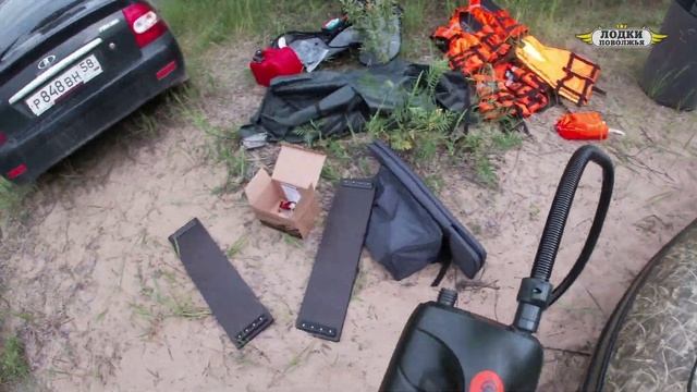 Лодка ПВХ. Лодка Ривьера Компакт 3200 НДНД + Лодочный мотор HDX R Series T 9,8 (BMS)