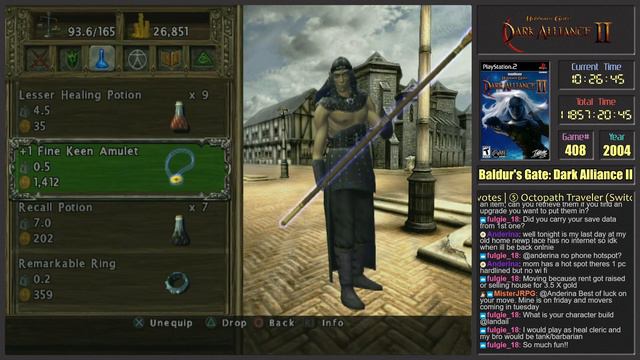 RPG Quest #408: Baldur's Gate: Dark Alliance II (PS2) Part 3 смотреть онлайн