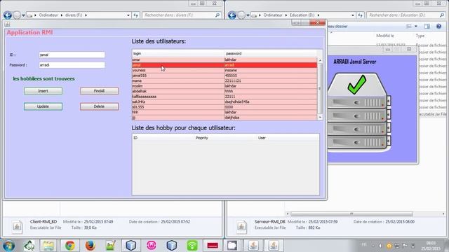 application JAVA-RMI - client/serveur смотреть онлайн
