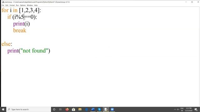 @ 13 . PYTHON PROGRAMMING- FOR - ELSE AND WHILE - ELSE WITH IMPLEMENTATION смотреть онлайн