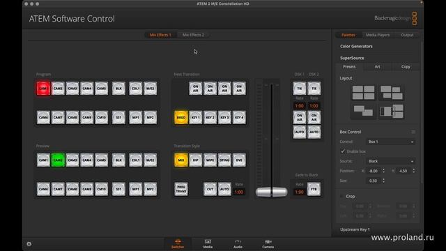 Обновленныный Blackmagic ATEM Constellation 2 M/E - видеомикшер на 20 входов