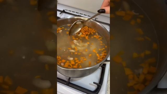 Рыбный суп с фасолью