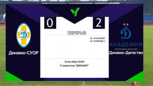 ЮФЛ Юг-3. «Динамо–СУОР» (Ставрополь) – «Динамо-Дагестан» (Махачкала). 25 тур.