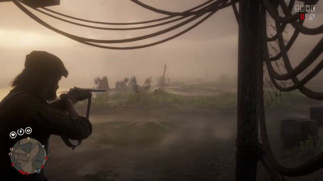 Red Dead Redemption 2_убил легендарного алигатора/killed  The Legendary Alligator