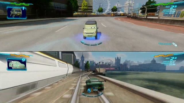 Тачки 2 (Xbox 360) - Уровень допуска 5 - Кислые лимоны - Майлс Карданвал и Найджел Газли смотреть онлайн