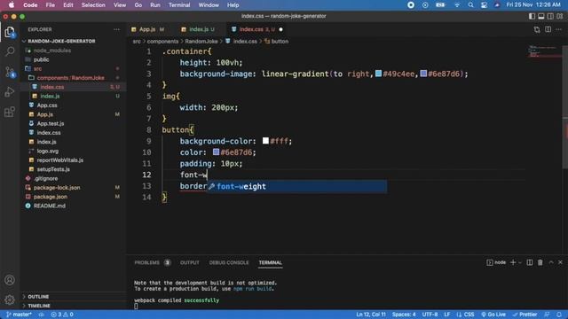 Random Joke Generator | Simple React JS Project for Beginners | React JS Coding Practice|CCBP React смотреть онлайн