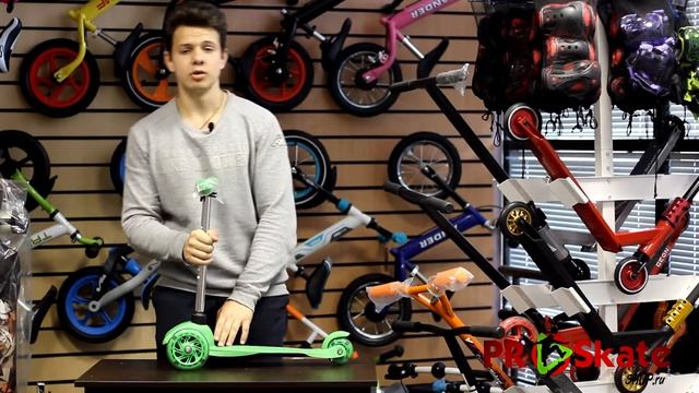 Трёхколёсный самокат | Triumf Active MINI | Обзор | Характеристики