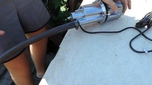 Насос REDVERG RD-VP70B/6 погружной вибрационный с верхним забором. Влог домашний