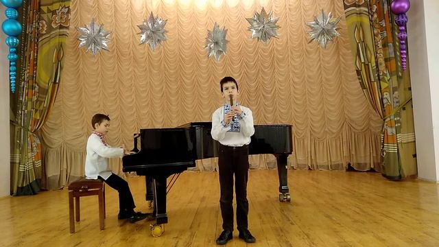 об.О.Ілюхіна "Їхав козак за Дунай" - виконують Курочкін Єфім ф-но, Курочкін Семен сопілка. смотреть онлайн