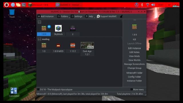 VOICE REVEAL on how to get MINECRAFT JAVA 1.12.2 and OPTIFINE on the RASPBERRY PI смотреть онлайн