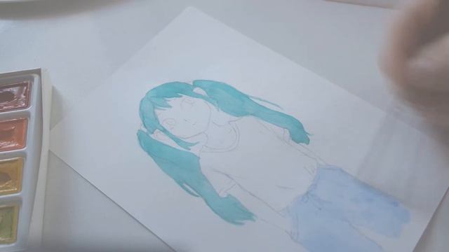 Рисую аниме девочку/ как нарисовать аниме девочку смотреть онлайн