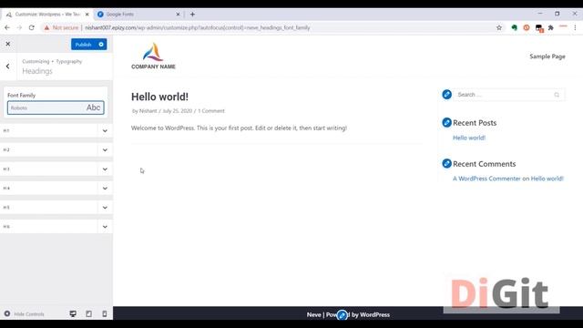 FONT | LEARN WORDPRESS (HINDI) смотреть онлайн