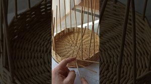 Круглая корзиночка Ч.4 загибка Полурозга