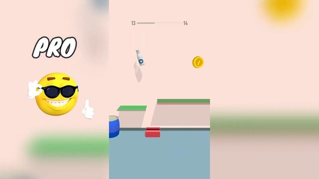 Bottle Jump 3D - NOOB vs PRO vs HACKER ? смотреть онлайн