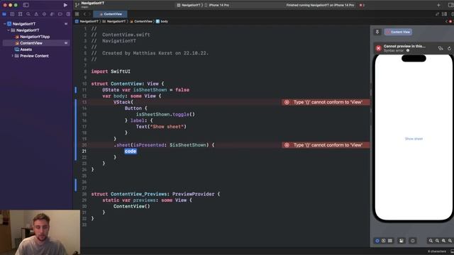 SwiftUI Navigation Techniques (NavigationLink, Custom Navigation, Sheets) - Navigation Can be Easy смотреть онлайн