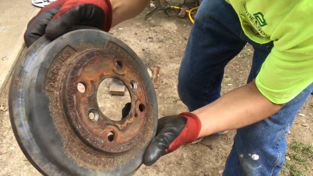 2011 Ford Fiesta Rear Drum Brake.  Should I Replace Or Clean?
