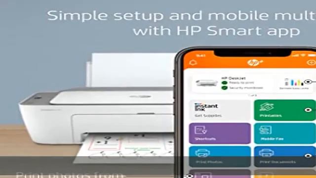 HP DeskJet 2755e Wireless Color All-in-One Printer with bonus 6 months Instant Ink (26K67A) смотреть онлайн