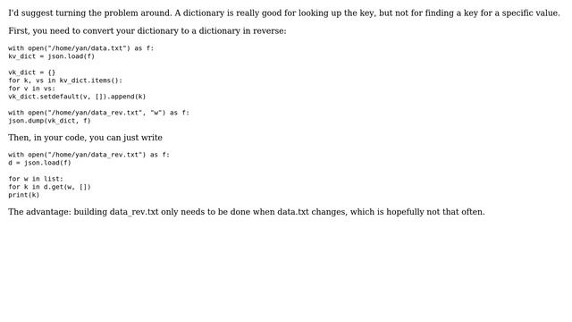 Code Review: Search in a big dictionary Python (3 Solutions!!) смотреть онлайн