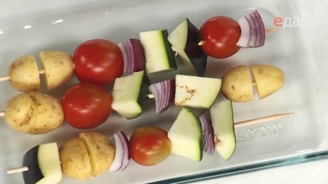 Овощной шашлык | 7 нот вегетарианской кухни смотреть онлайн