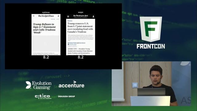 Web performance in large-scale applications by Felipe Silva from The New York Times at FrontCon 201 смотреть онлайн