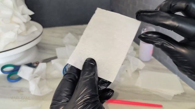 Декор свадебного торта из вафельной бумаги быстро и легко. смотреть онлайн