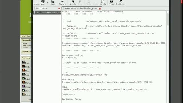 Sql Injection On a WoW Site смотреть онлайн
