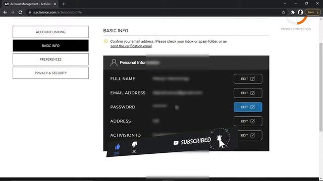 How To Change Activision Account Password
