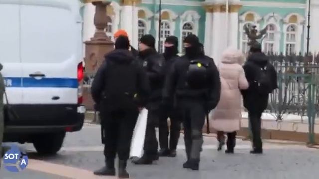 В Петербурге задержали пикетчика за плакат с котом Леопольдом «Давайте жить дружно» смотреть онлайн