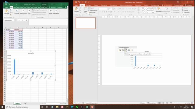 Microsoft Office | Diagramme in PowerPoint mit Excel einbinden. смотреть онлайн