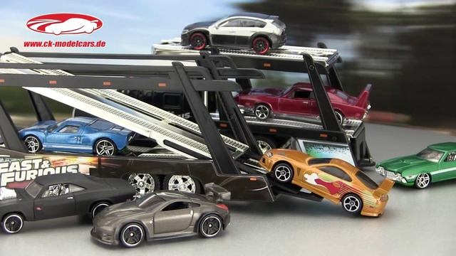 ck-modelcars-video: Peterbilt Model 387 Car Carrier Fast and Furious 7 2015 Jadatoys смотреть онлайн