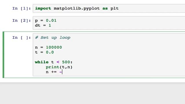 V5.15 Radioactive decay in Python смотреть онлайн