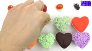Учим цвета с Play Doh и Шариковым Пластилином | Учим название Фруктов и Овощей для детей