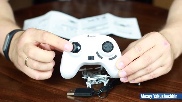 [Анбоксинг] Самый маленький квадрокоптер с камерой / Eachine E10C смотреть онлайн