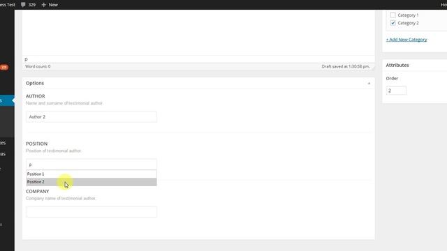 Atrium - Responsive One Page WordPress Theme: Creating new testimonials list смотреть онлайн