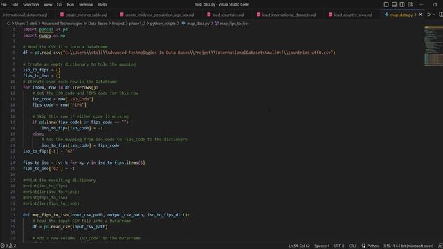 create countries sql Visual Studio Code 2023 05 31 17 45 03(Video 2) смотреть онлайн