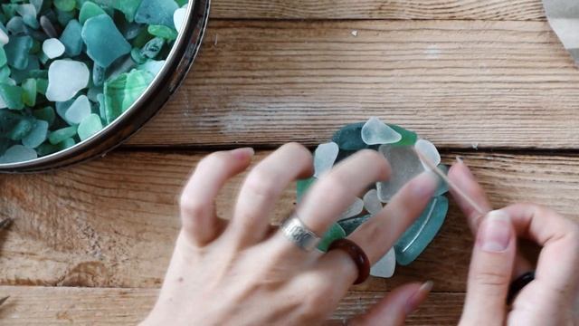 DIY | Декор для дома из морского стекла | Подсвечник своими руками смотреть онлайн