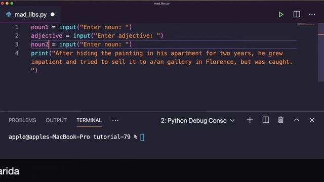[26] Building a Mad Libs Game in Python | Python Project #1 смотреть онлайн