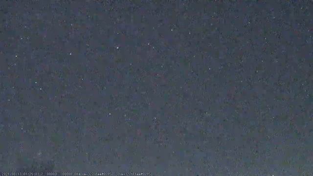 The brightest meteors from August 12/13, filmed with a fixed camera 2.