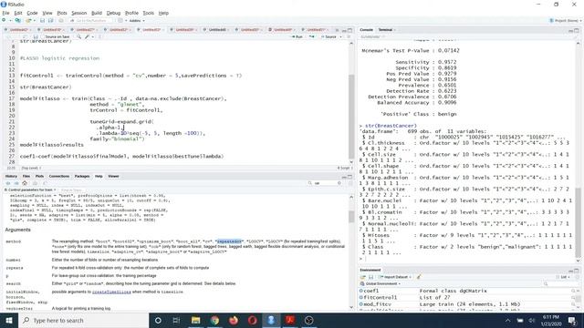 K FOLD Cross validation R Caret (LASSO Regression Machine learning) смотреть онлайн