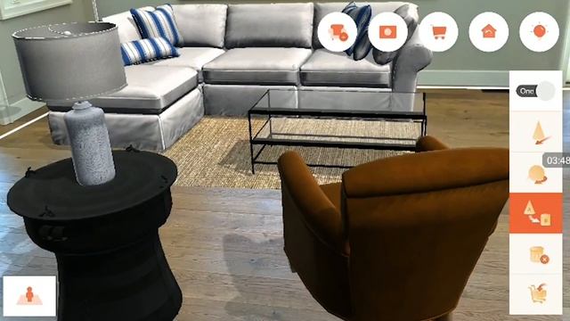 Pottery Barn 3D Room View смотреть онлайн