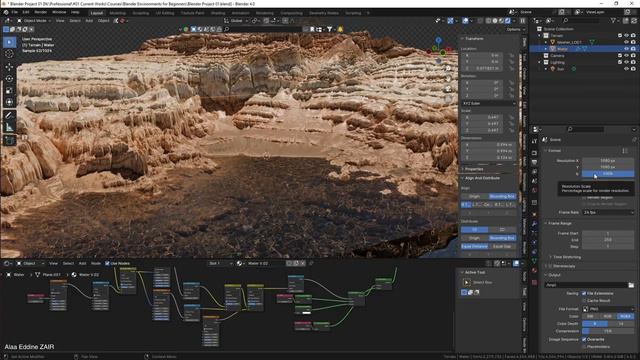 Blender 4. 0- Environments Crash Course for Beginners - Alaa Eddine ZAIR_6 смотреть онлайн
