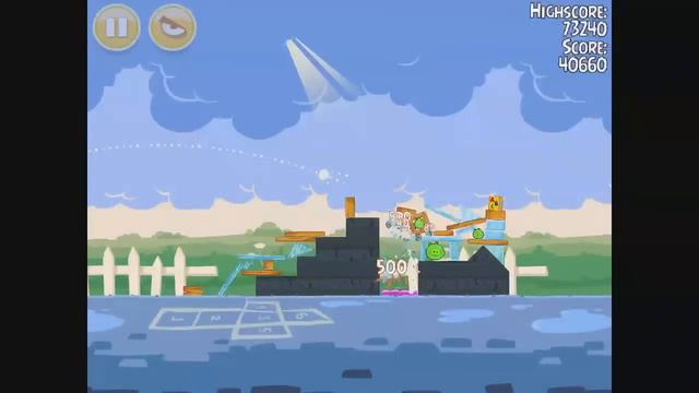 Angry Birds Seasons - Back To School Level 1-2 Walkthrough 3 Stars смотреть онлайн